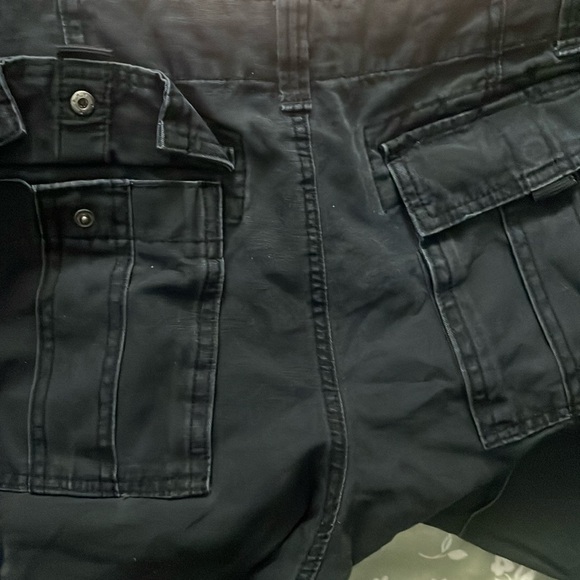 Black baggy cargo jeans - Picture 3 of 3
